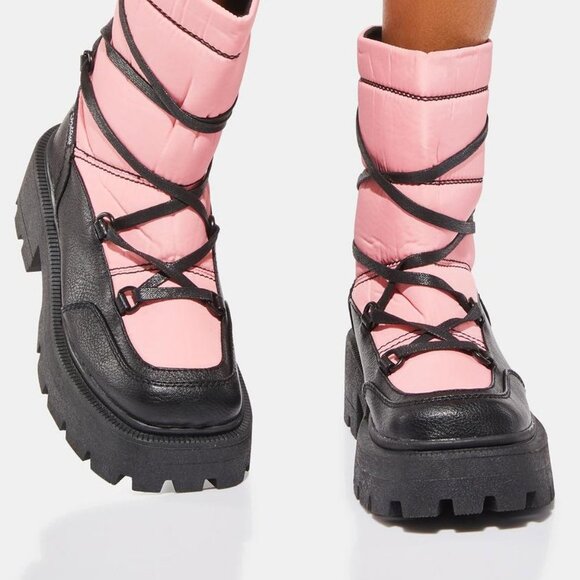 SNOWFALL PINK  Snow Boots ( BRAND NEW !!!! ) - Picture 3 of 6